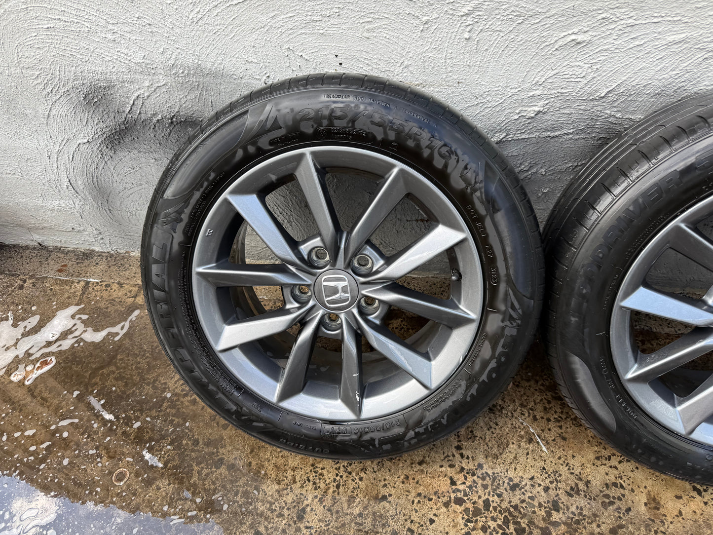 Honda Civic/Accord 16" Alloy Wheels with Good Tyres