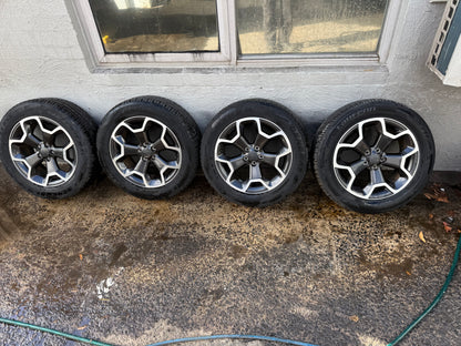 Subaru XV 17” Alloy Wheels with Excellent Tyres
