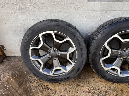 Subaru XV 17” Alloy Wheels with Excellent Tyres