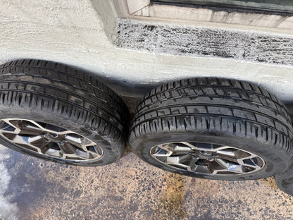 Subaru XV 17” Alloy Wheels with Excellent Tyres