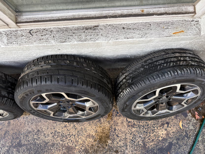 Subaru XV 17” Alloy Wheels with Excellent Tyres