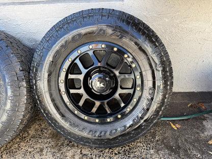 King Off-Road 16” Alloy Wheels with Toyo Open Country A/T Tyres