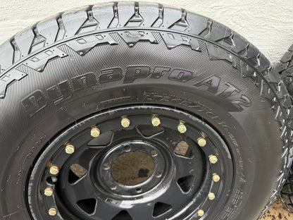 Hankook DynaPro AT2 Tyres on 6 Stud Steel Rims