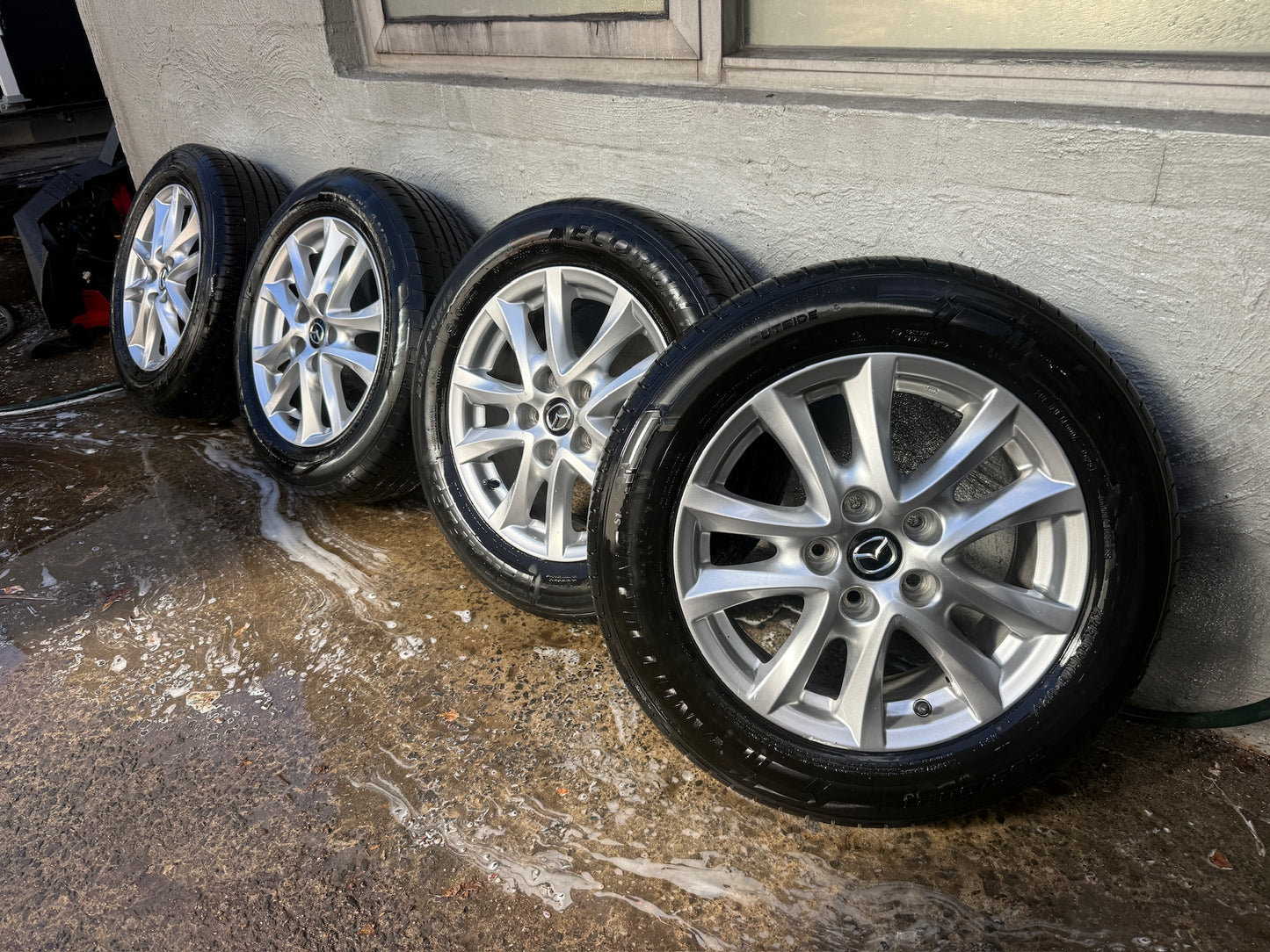 Mazda 3 16” Alloy Wheels with Good Tyres