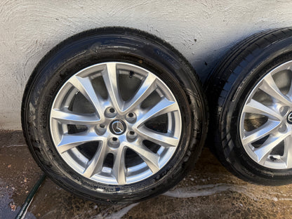 Mazda 3 16” Alloy Wheels with Good Tyres