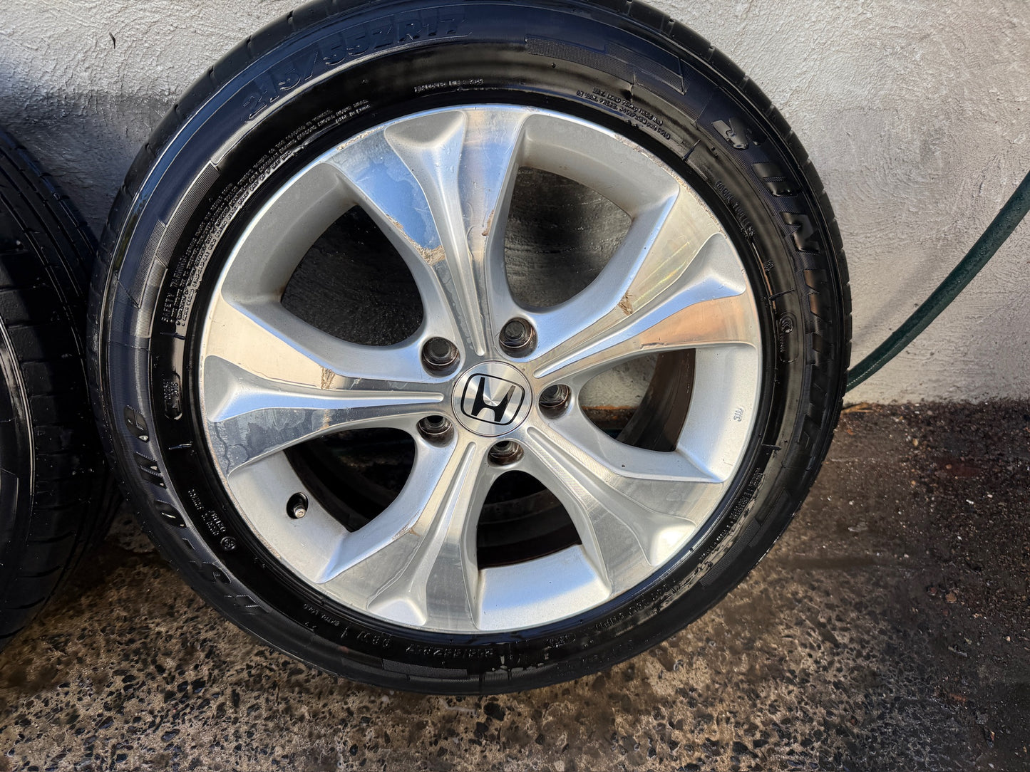 Honda Accord 17” Alloy Wheels with Good Tyres