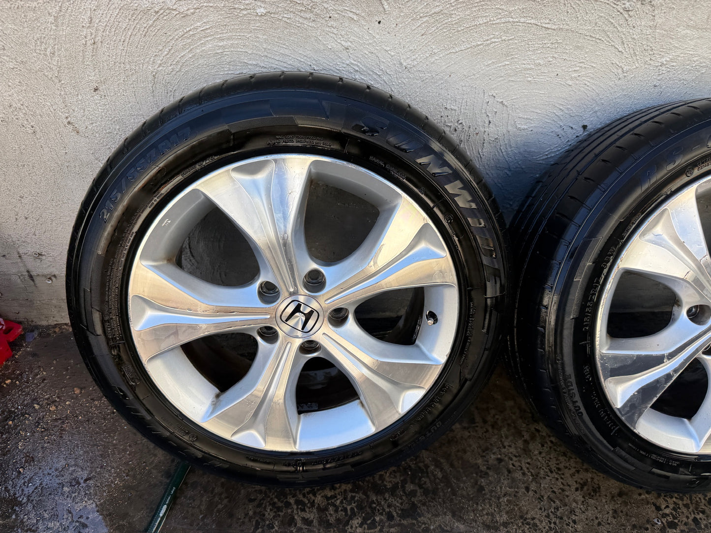 Honda Accord 17” Alloy Wheels with Good Tyres