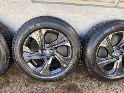 Subaru XV Crosstrek 17” Alloy Wheels with Like New Tyres