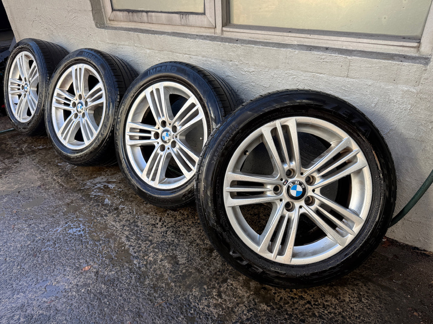 BMW X3 F25 X4 F26 18” Alloy Wheels with Good Tyres