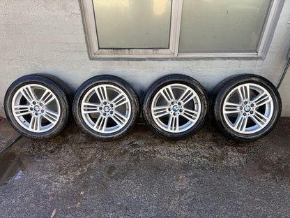 BMW X3 F25 X4 F26 18” Alloy Wheels with Good Tyres