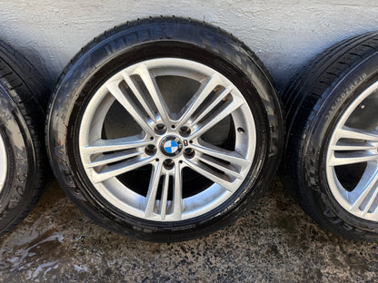 BMW X3 F25 X4 F26 18” Alloy Wheels with Good Tyres