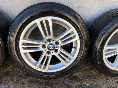 BMW X3 F25 X4 F26 18” Alloy Wheels with Good Tyres