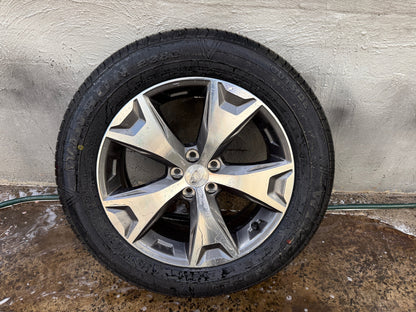 Subaru Forester 17” Alloy Wheel with Good Tyre