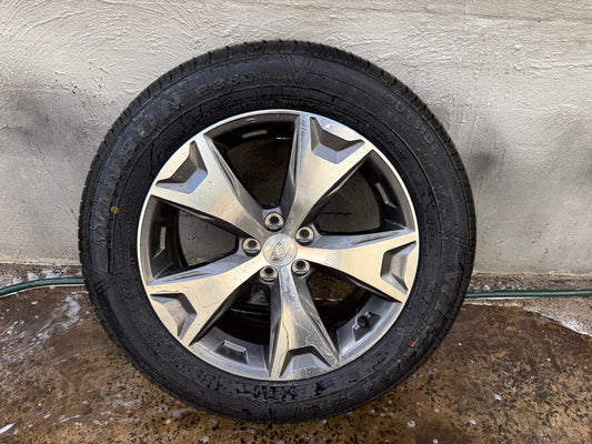 Subaru Forester 17” Alloy Wheel with Good Tyre