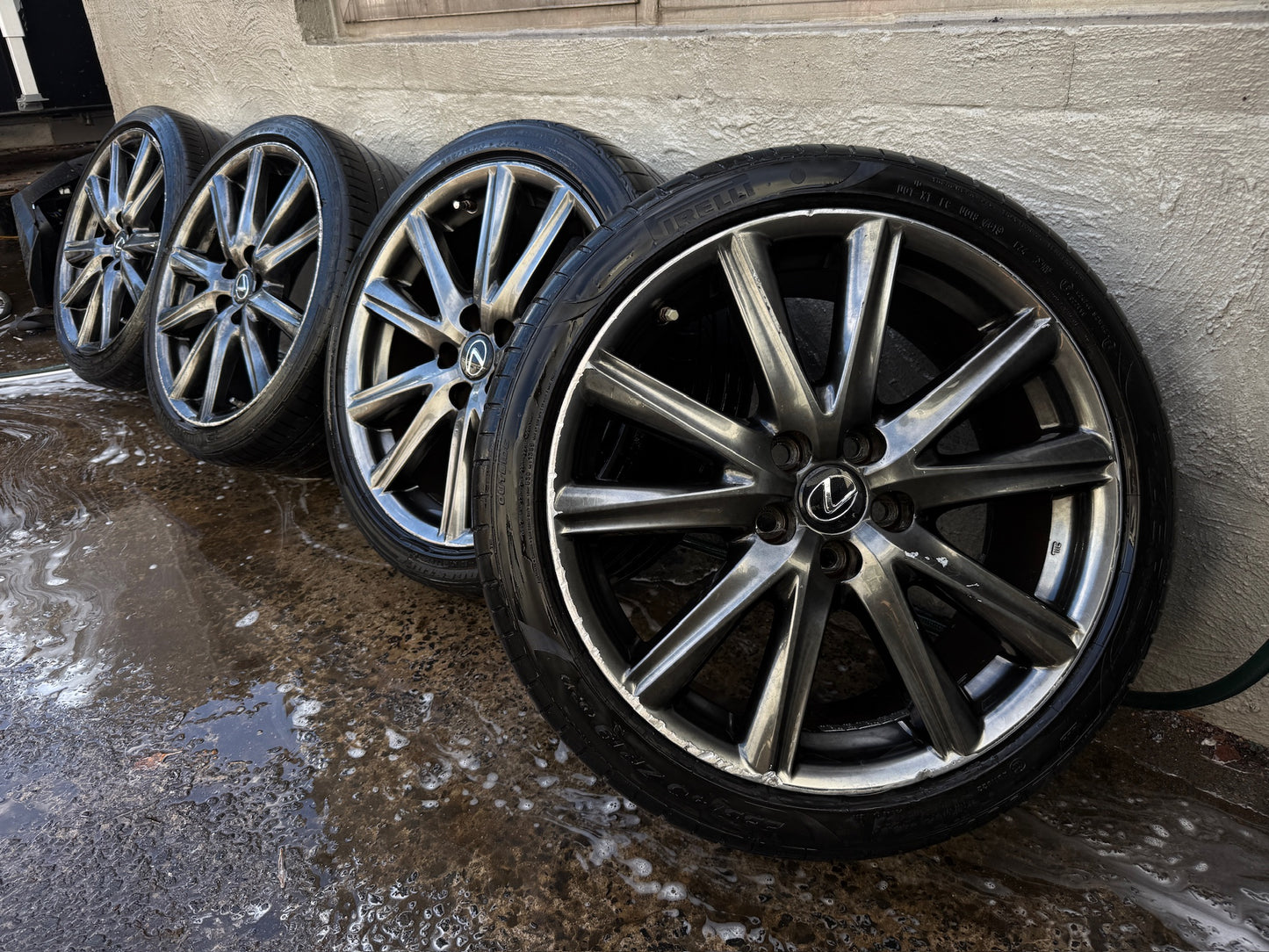 Lexus GS 350 450h 19” Staggered Alloy Wheels with Tyres
