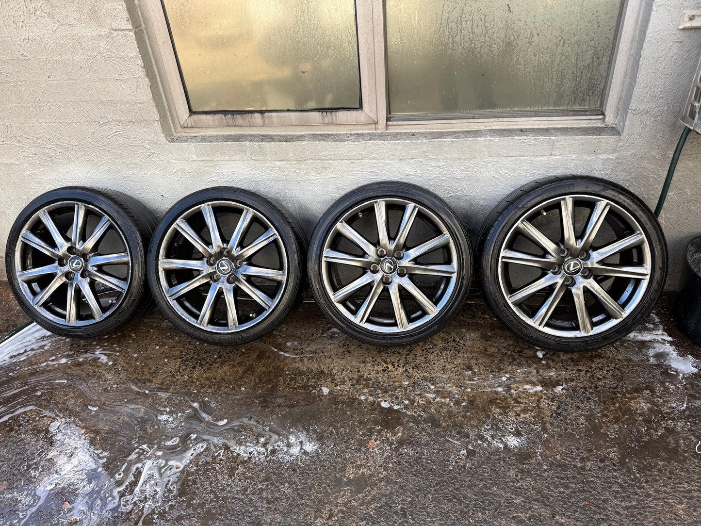 Lexus GS 350 450h 19” Staggered Alloy Wheels with Tyres