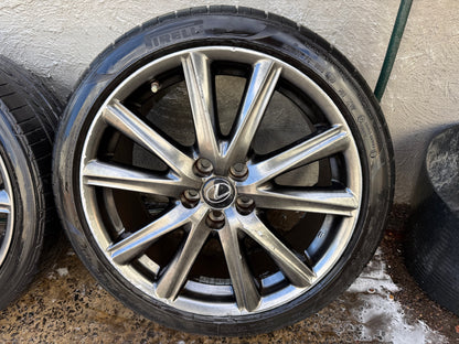 Lexus GS 350 450h 19” Staggered Alloy Wheels with Tyres