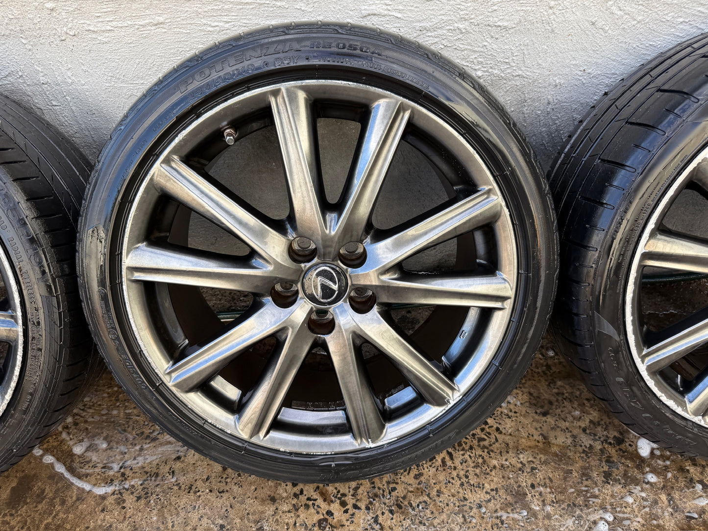Lexus GS 350 450h 19” Staggered Alloy Wheels with Tyres