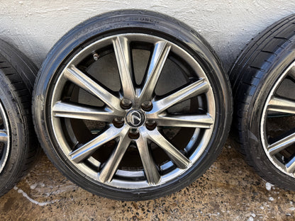 Lexus GS 350 450h 19” Staggered Alloy Wheels with Tyres
