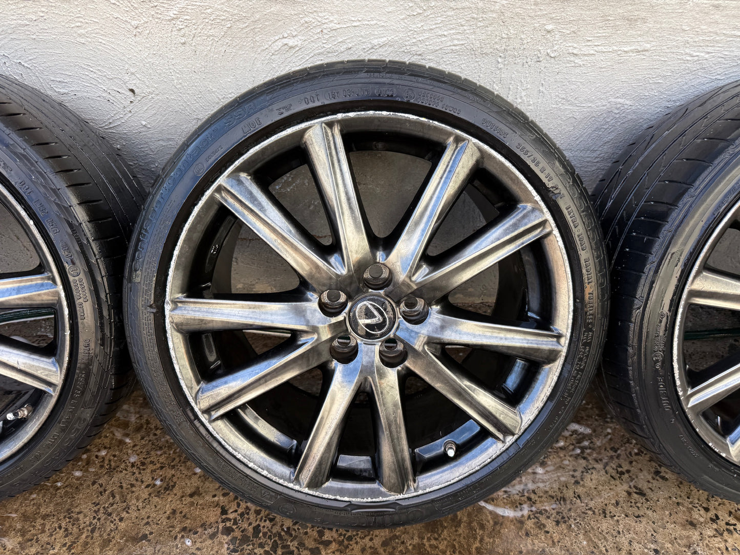 Lexus GS 350 450h 19” Staggered Alloy Wheels with Tyres