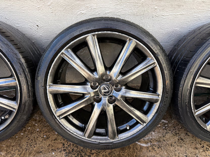 Lexus GS 350 450h 19” Staggered Alloy Wheels with Tyres