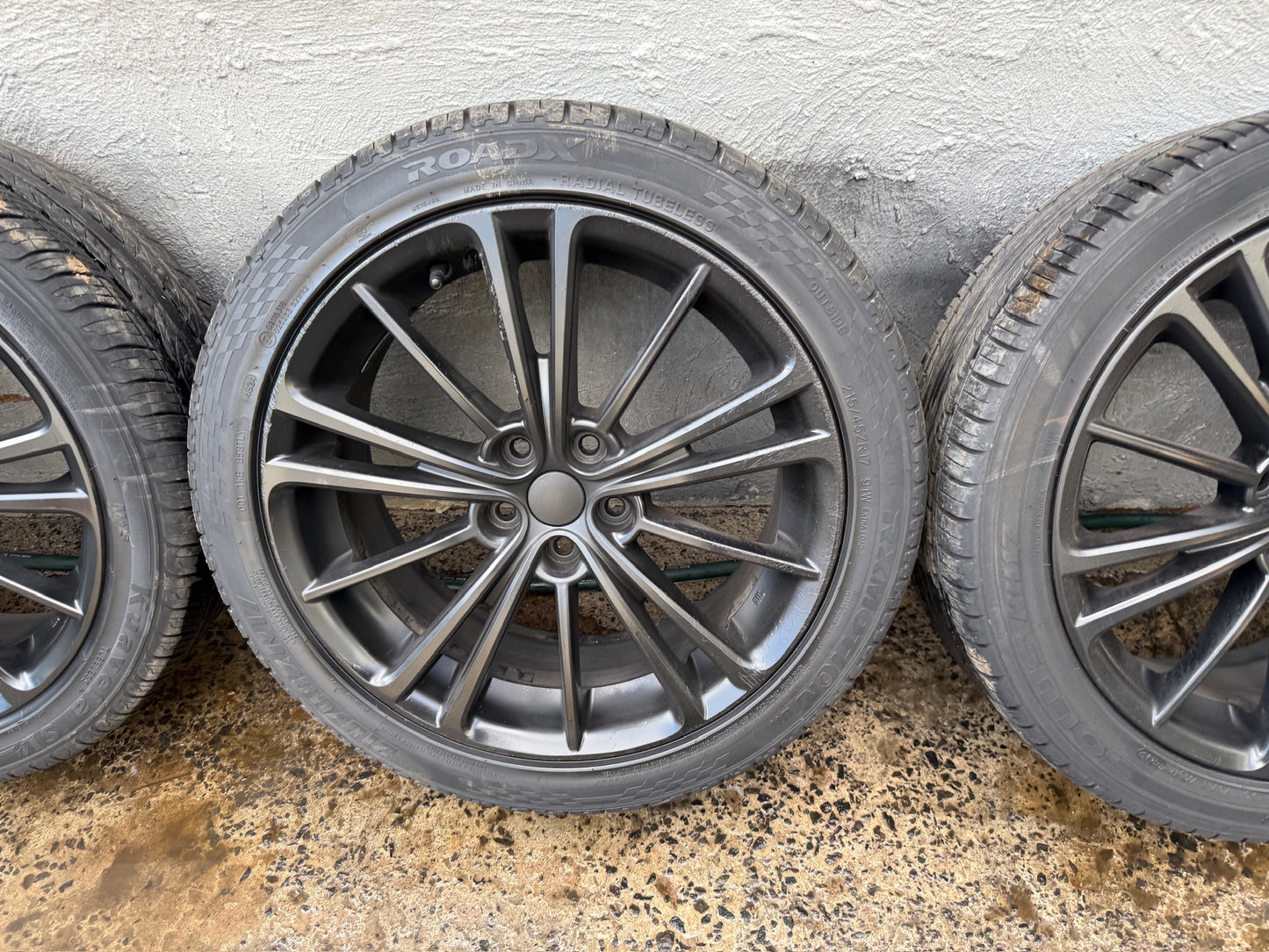 Subaru BRZ/Toyota 86 17” Alloy Wheels with Good Tyres