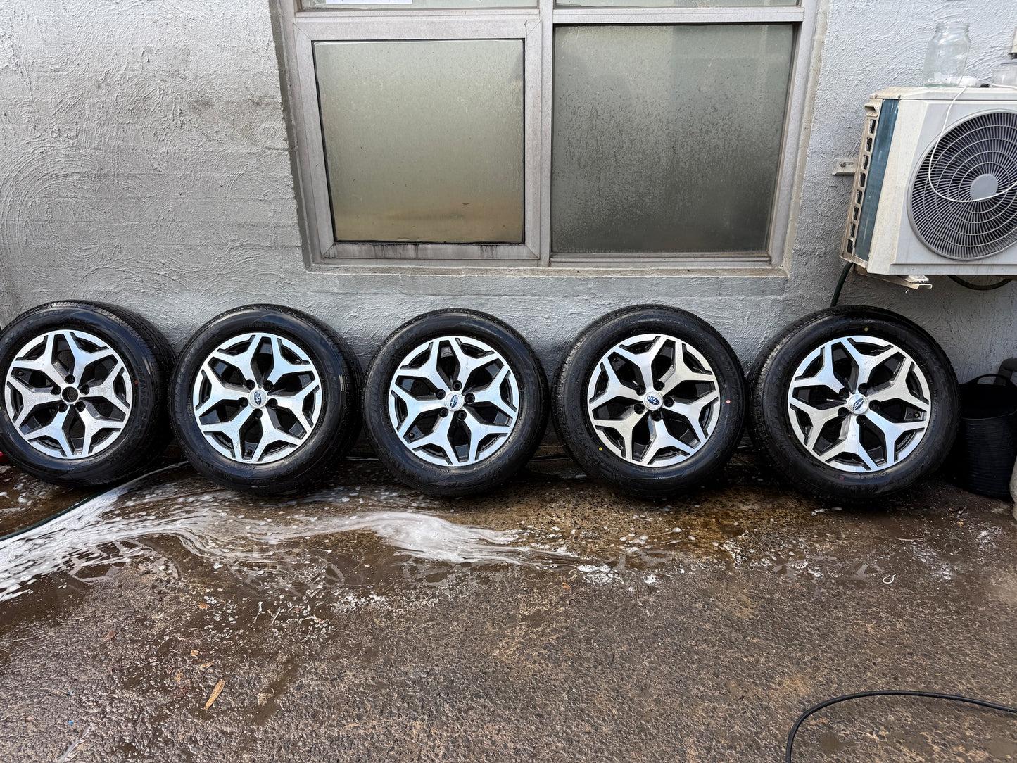 Subaru Forester 17” Alloy Wheels with Good Tyres