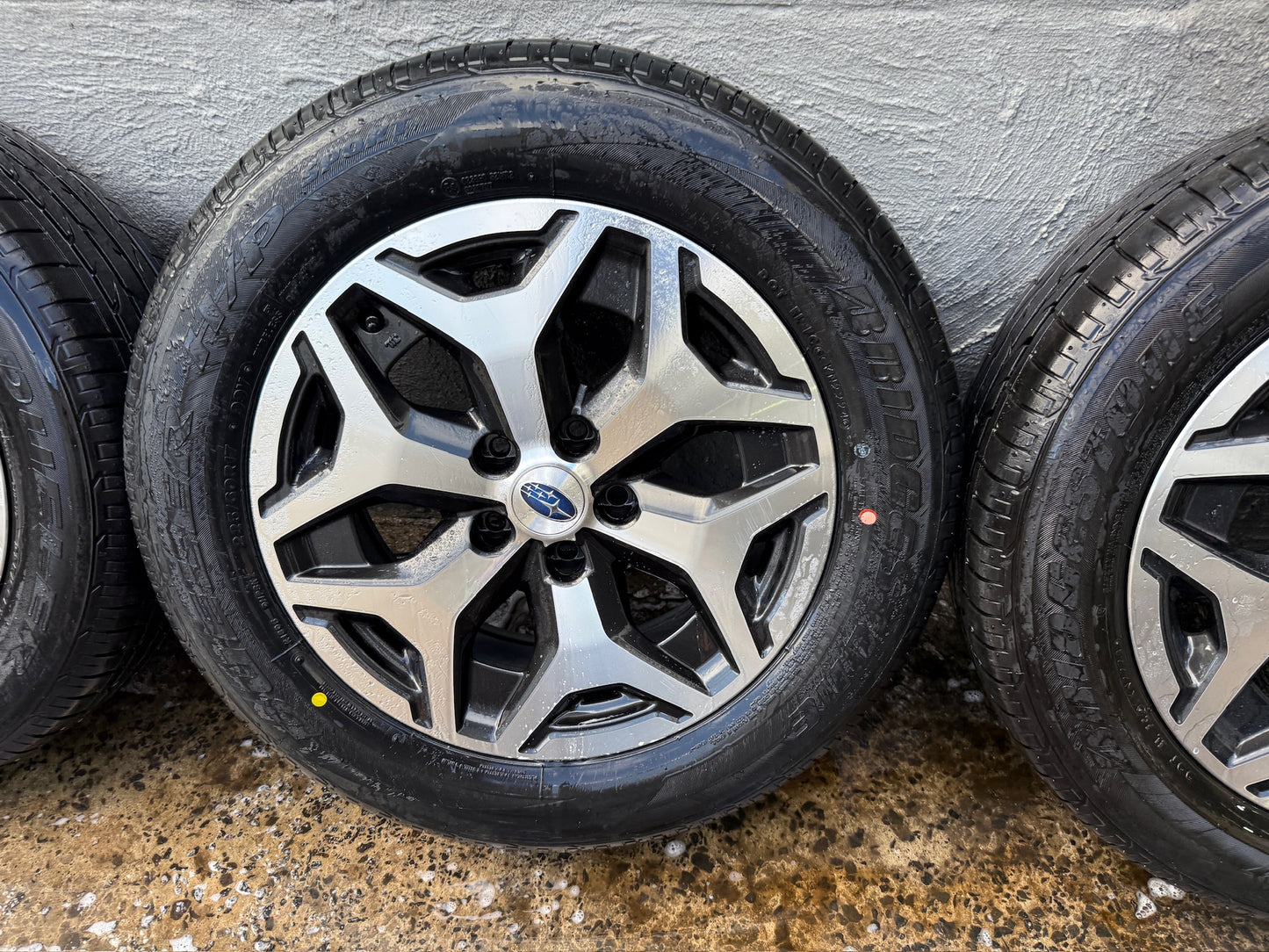 Subaru Forester 17” Alloy Wheels with Good Tyres