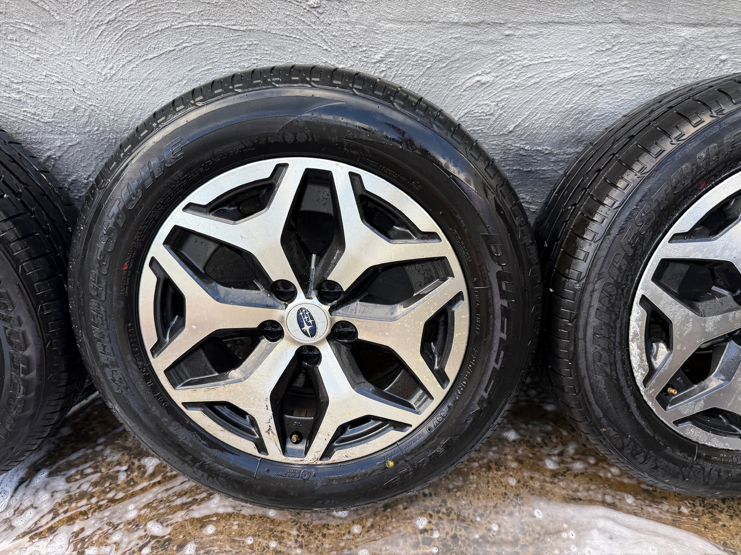 Subaru Forester 17” Alloy Wheels with Good Tyres