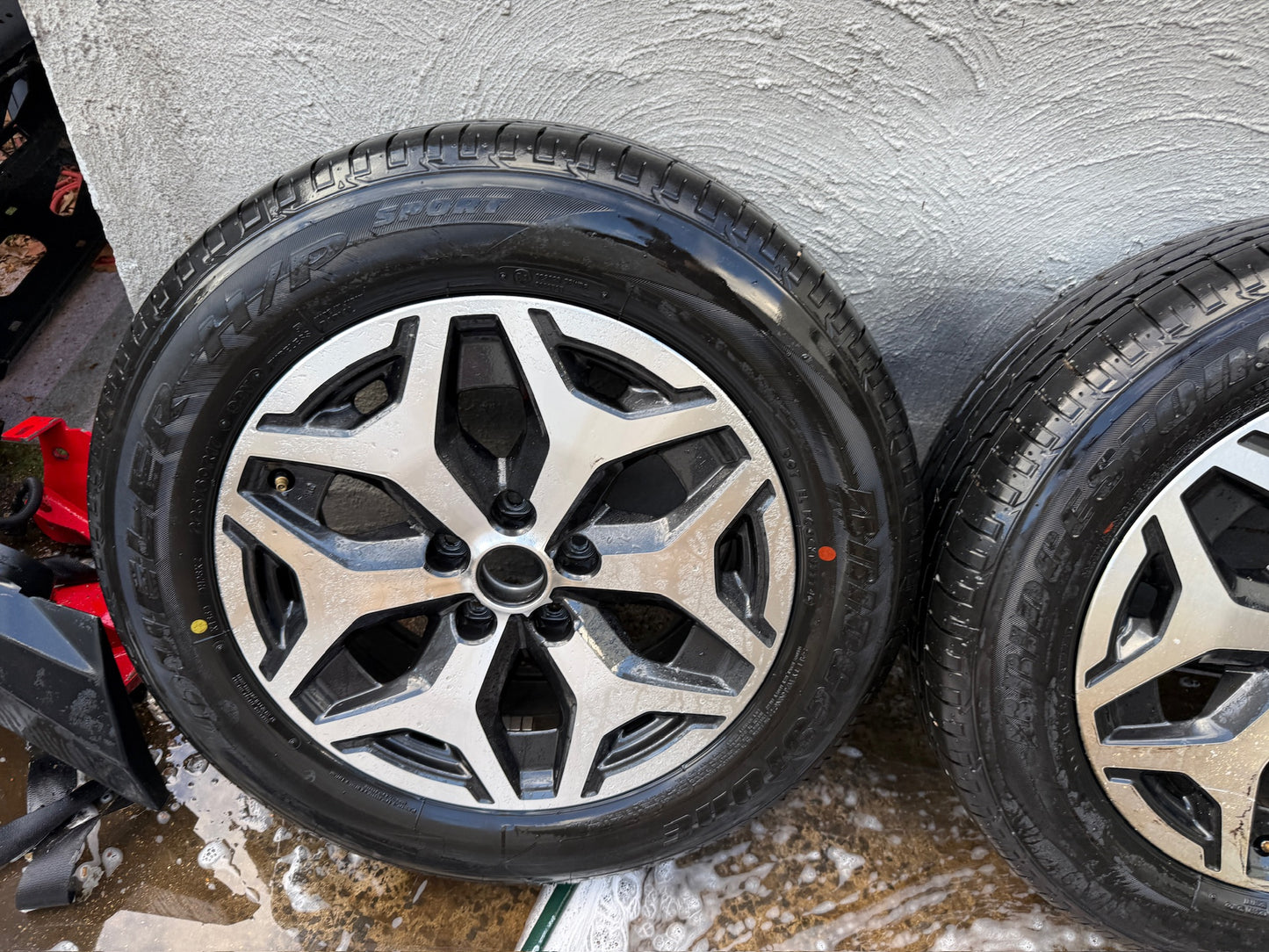 Subaru Forester 17” Alloy Wheels with Good Tyres