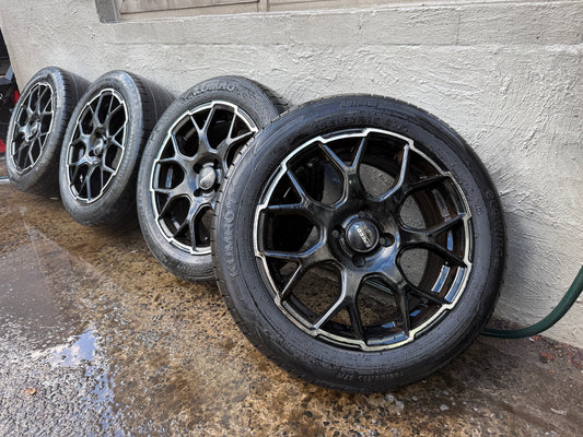 Speedy 16” Alloy Wheels with Good Tyres