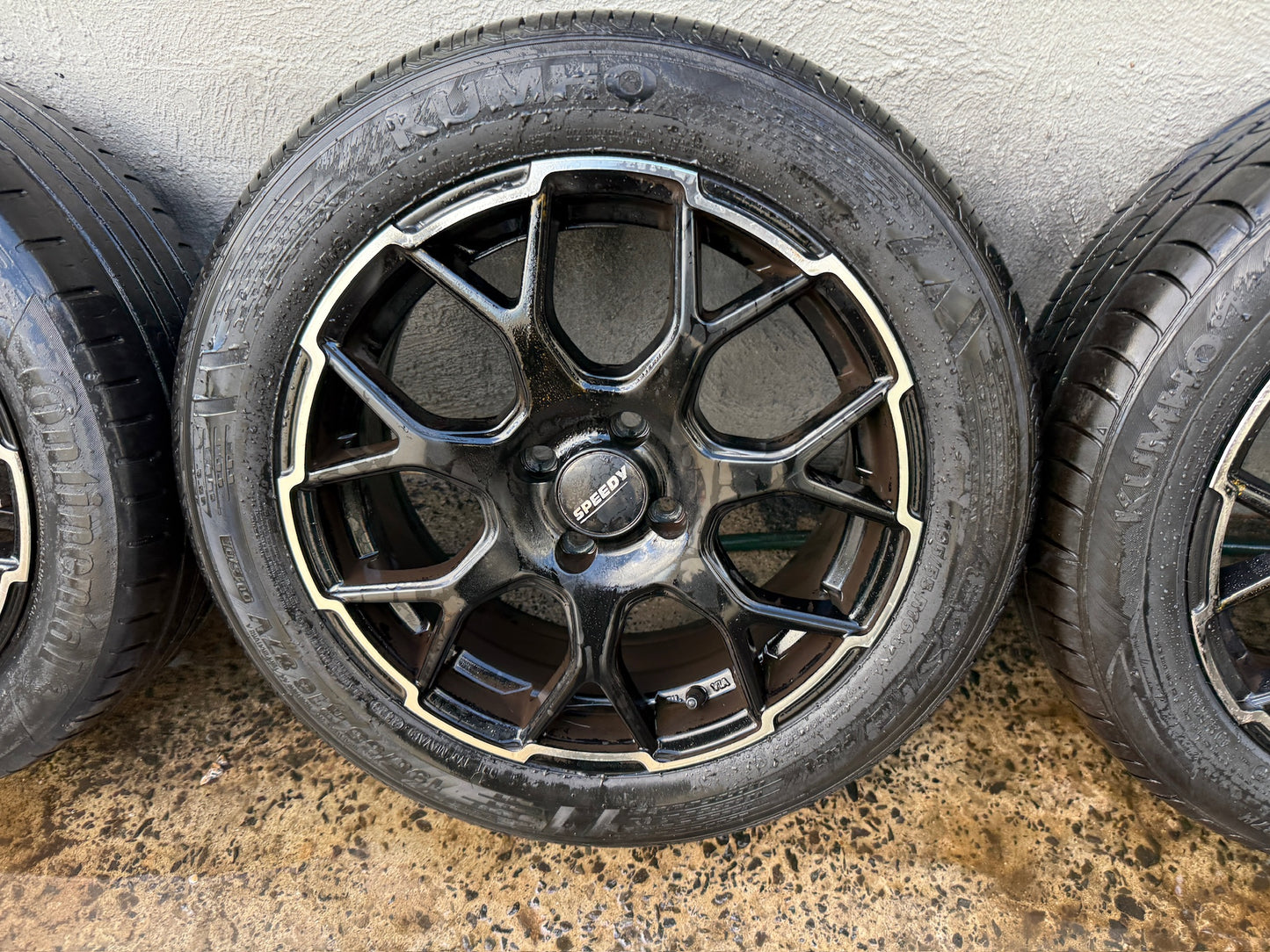 Speedy 16” Alloy Wheels with Good Tyres