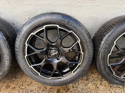 Speedy 16” Alloy Wheels with Good Tyres