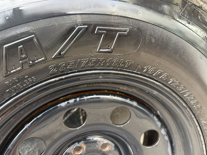 Nissan Navara 32” A/T Tyres  on Black Steel Rims