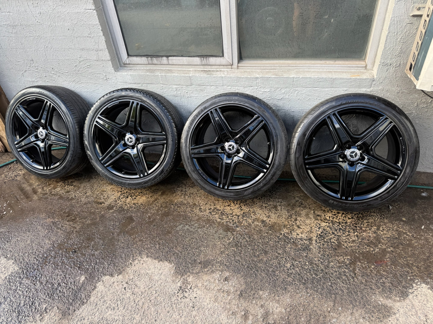 Mercedes Benz ML550 ML63 AMG Black 21” Alloy Wheels with Excellent Tyres