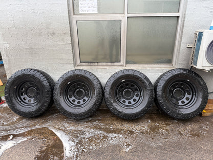 Maxxis Razr Tyres on 6 Stud&nbsp; Steel Rims