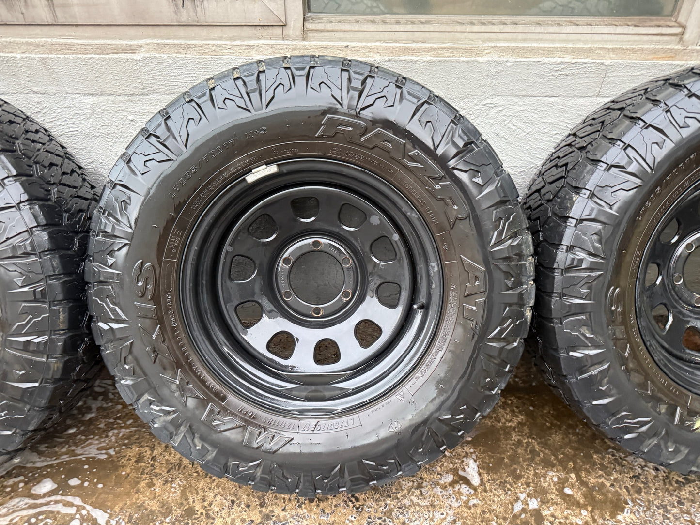 Maxxis Razr Tyres on 6 Stud&nbsp; Steel Rims