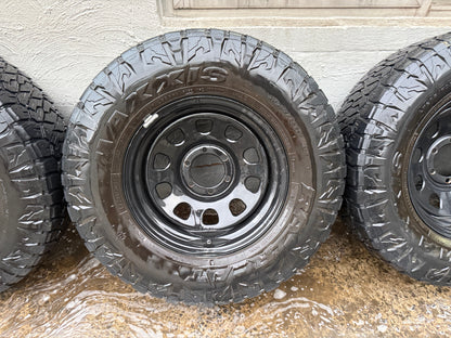 Maxxis Razr Tyres on 6 Stud&nbsp; Steel Rims