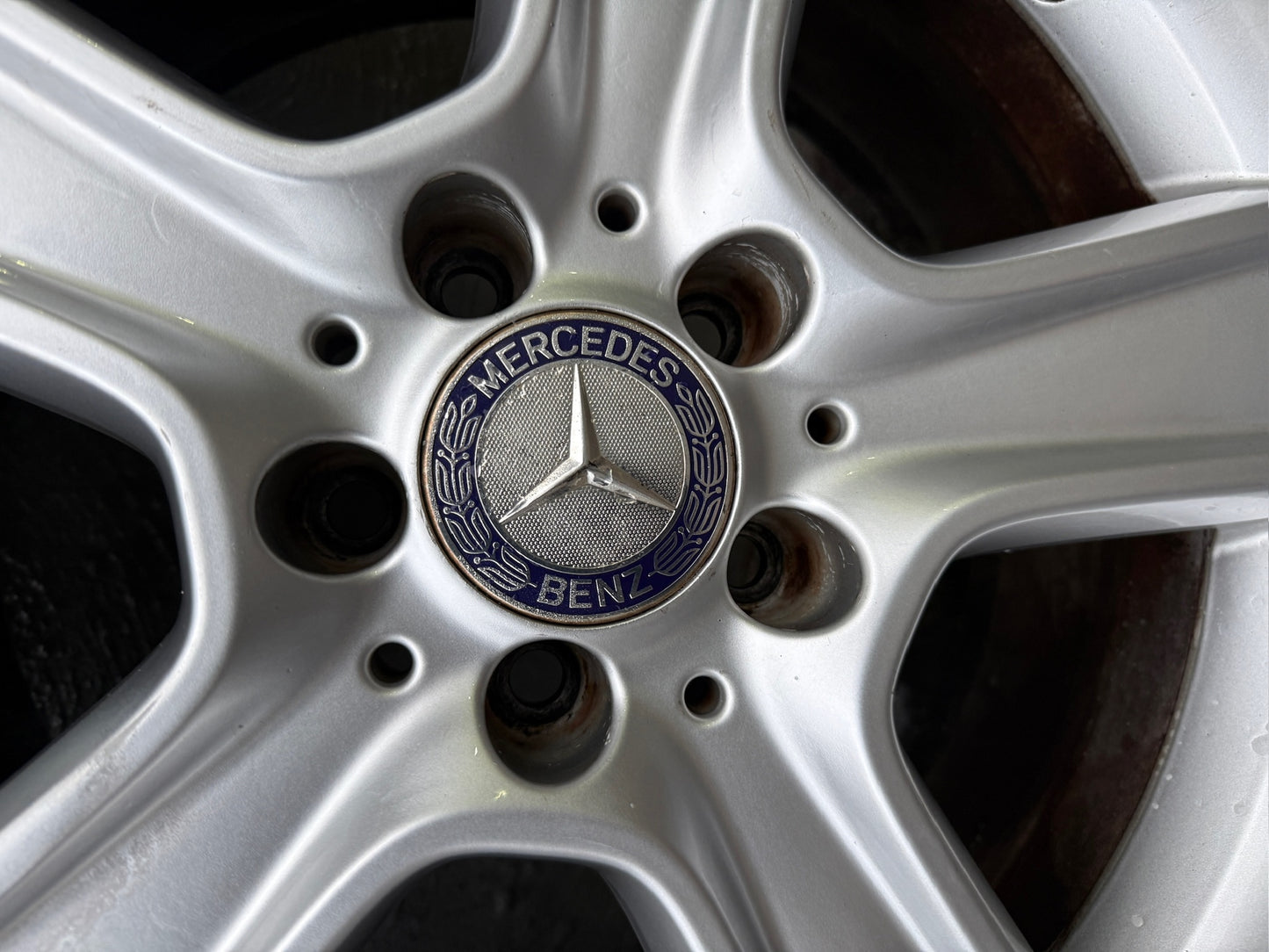 Mercedes C300 W204 Staggered 17” Alloy Wheels with Good Tyres - Set of 5