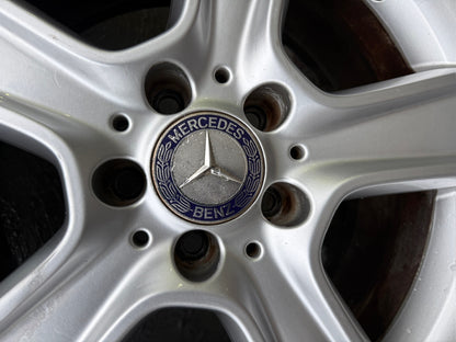 Mercedes C300 W204 Staggered 17” Alloy Wheels with Good Tyres - Set of 5