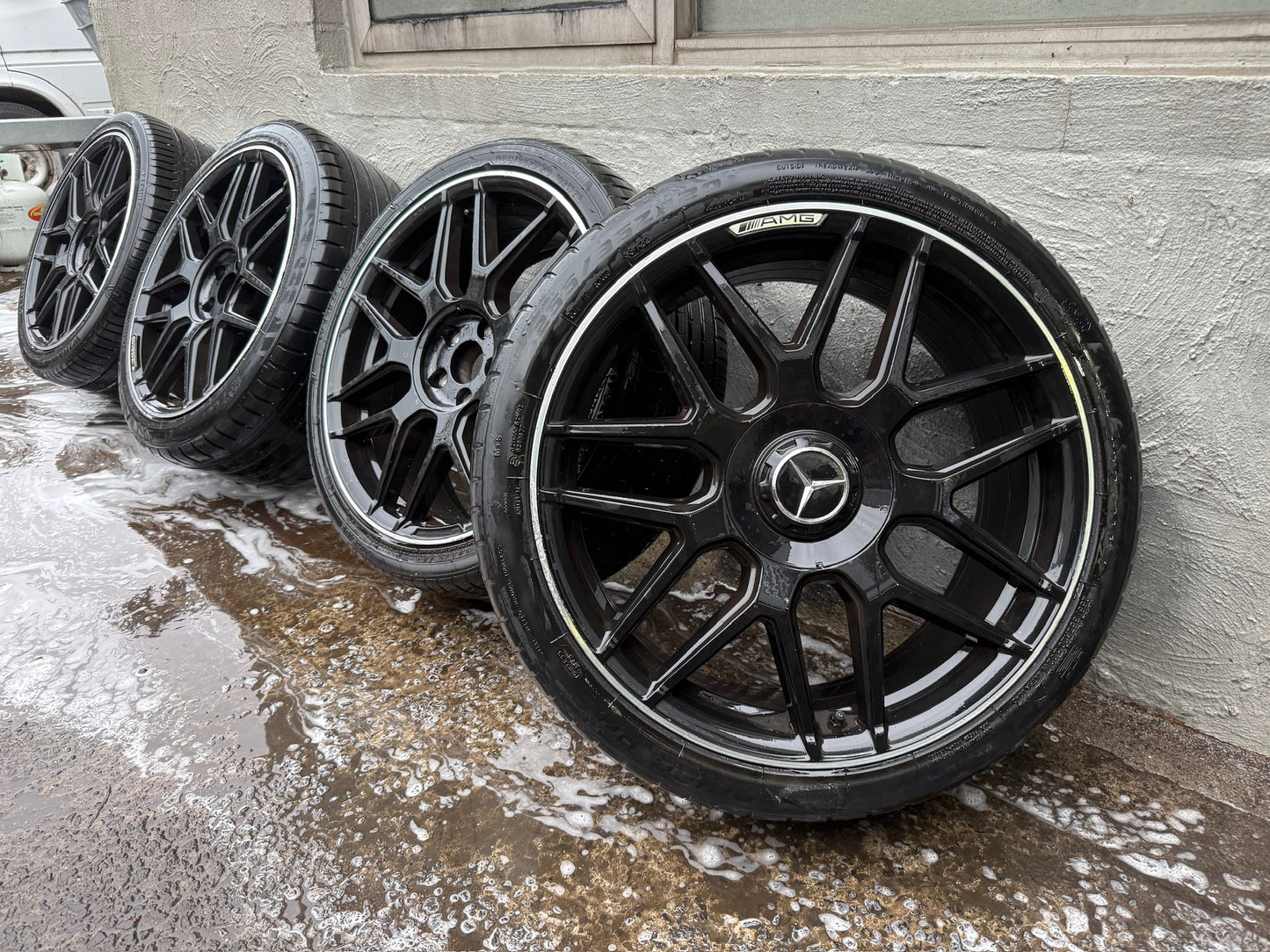 Mercedes Benz AMG C63 Staggered 20” Alloy Wheels with Tyres
