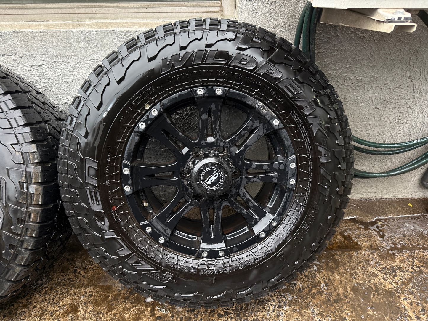 CSA Black 6 Stud 17” Alloy Wheels with Excellent Tyre
