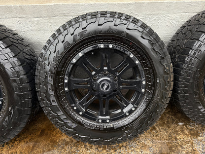 CSA Black 6 Stud 17” Alloy Wheels with Excellent Tyre
