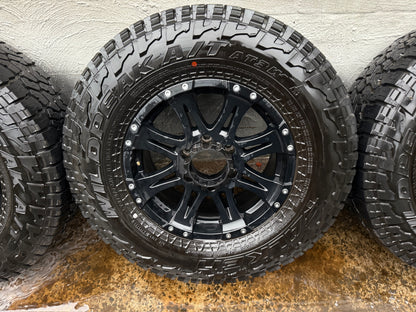 CSA Black 6 Stud 17” Alloy Wheels with Excellent Tyre