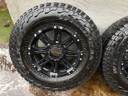 CSA Black 6 Stud 17” Alloy Wheels with Excellent Tyre