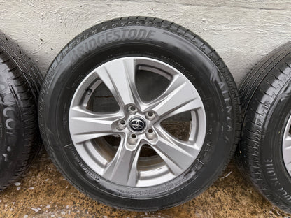 Toyota RAV4 17” Alloy Wheels with Good Bridgestone Tyres