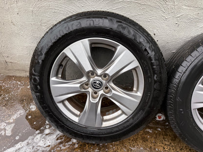 Toyota RAV4 17” Alloy Wheels with Good Bridgestone Tyres