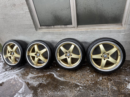 HRS Dished 20” Alloy Wheels with Tyres