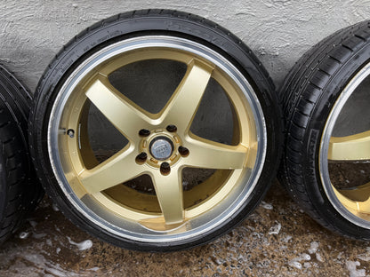 HRS Dished 20” Alloy Wheels with Tyres