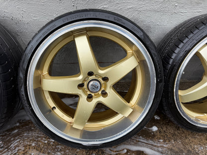 HRS Dished 20” Alloy Wheels with Tyres